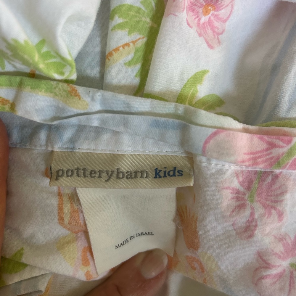 Pottery Barn Kids Tropical Island Twin Size Duvet Cover. - Picture 9 of 10